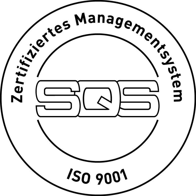 SQS ISO9001 Zertifikat